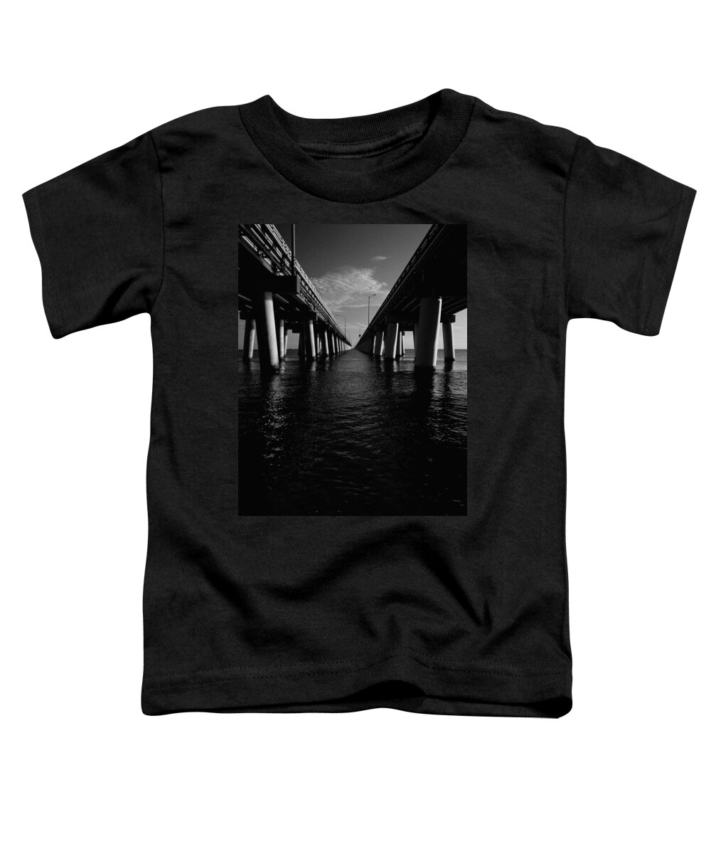 Bay Toddler T-Shirt featuring the photograph Look Out Below by Pete Federico