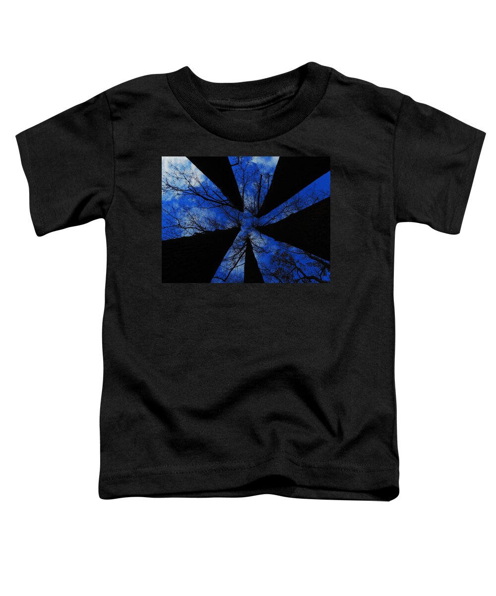 Trees Toddler T-Shirt featuring the photograph Looking Up by Raymond Salani III