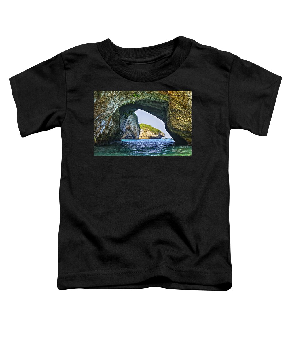 Los Arcos Toddler T-Shirt featuring the photograph Los Arcos Marine Park by Elena Elisseeva