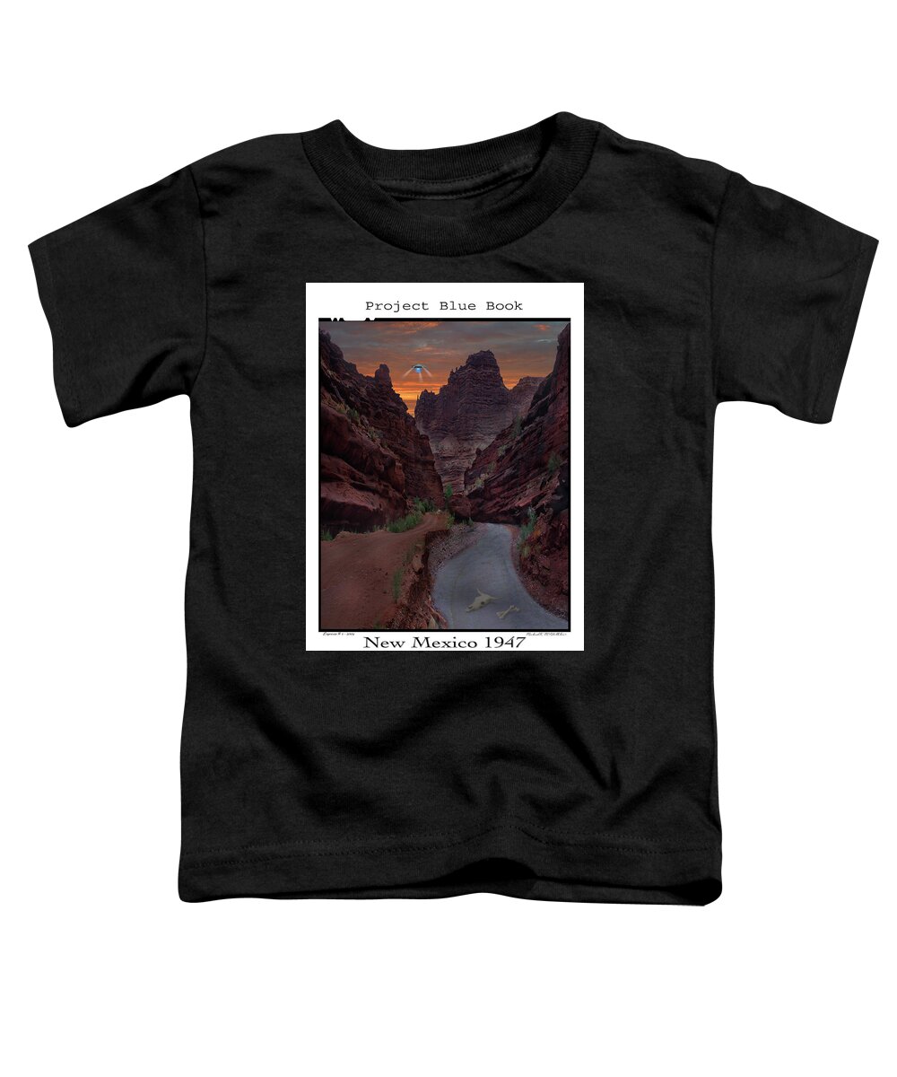 Ufo Toddler T-Shirt featuring the photograph Lost Film Number 1 by Mike McGlothlen