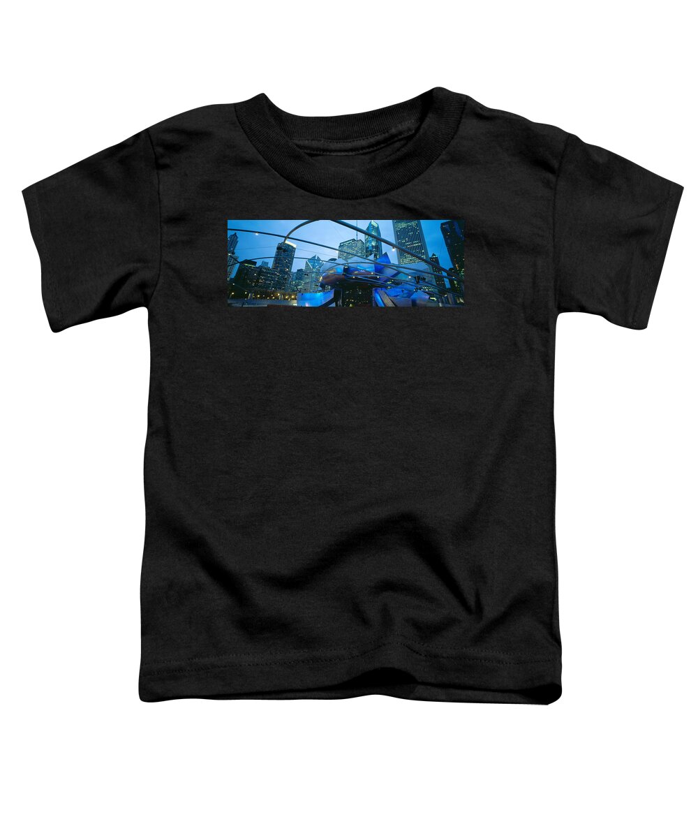 Photography Toddler T-Shirt featuring the photograph Low Angle View Of Jay Pritzker by Panoramic Images