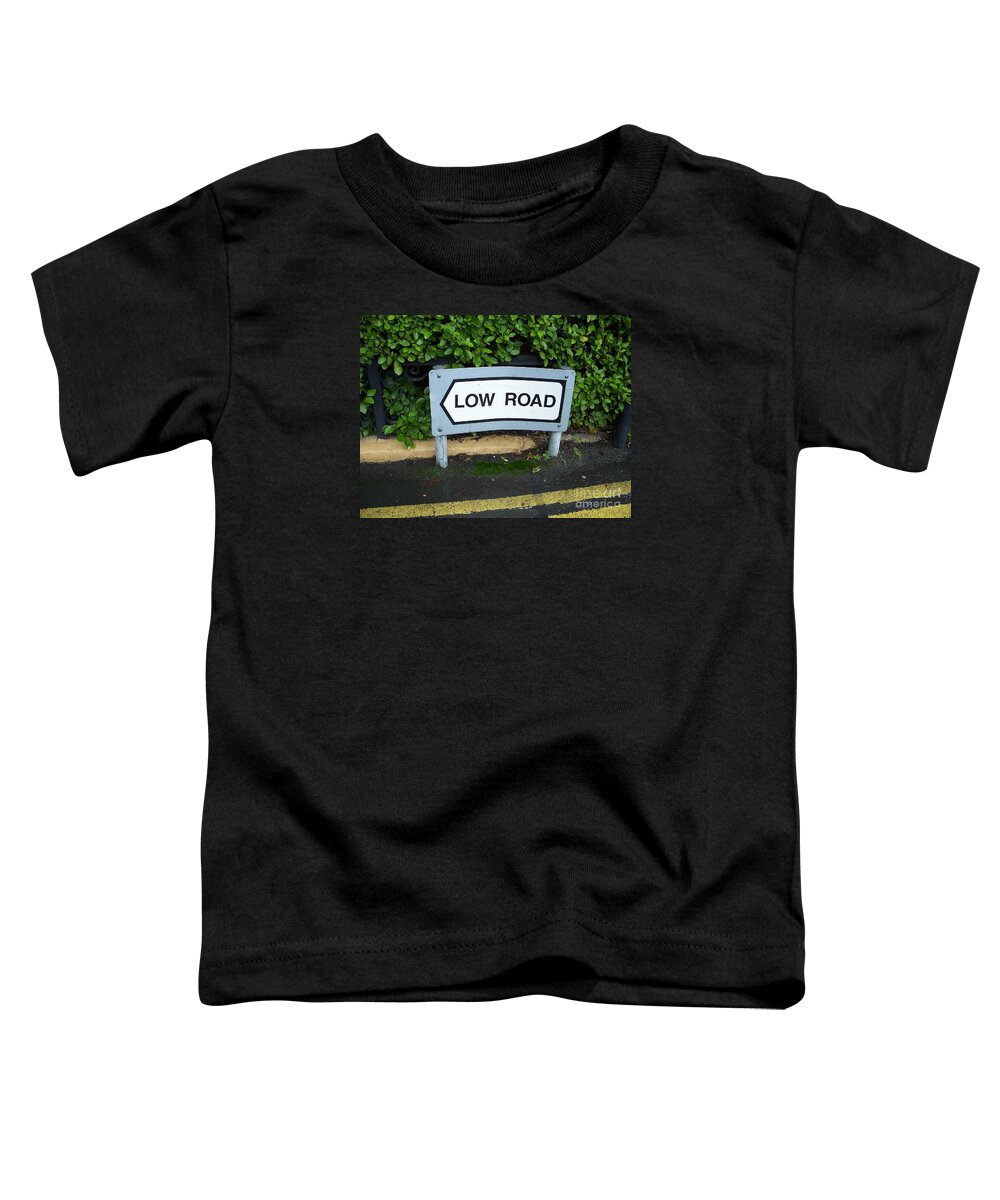 Low Road Toddler T-Shirt featuring the photograph Low Road by Marilyn Zalatan