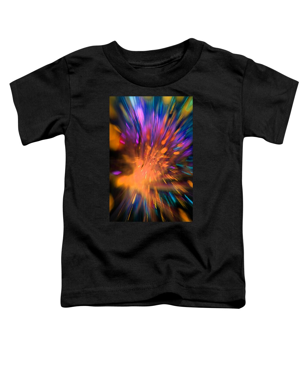 Abstract Toddler T-Shirt featuring the photograph Mad World by Dazzle Zazz