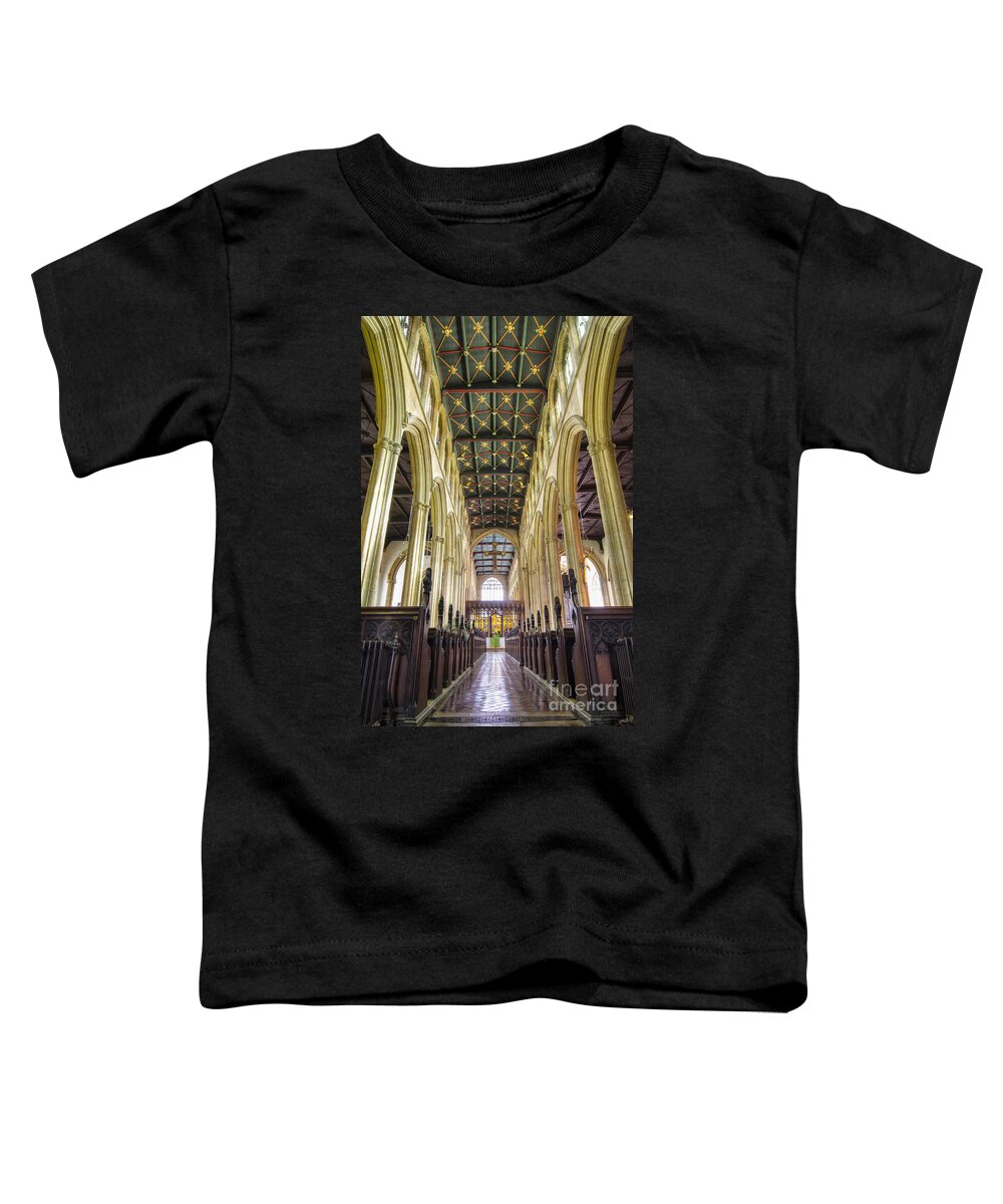 Church Toddler T-Shirt featuring the photograph Magdalene aisles by Steev Stamford