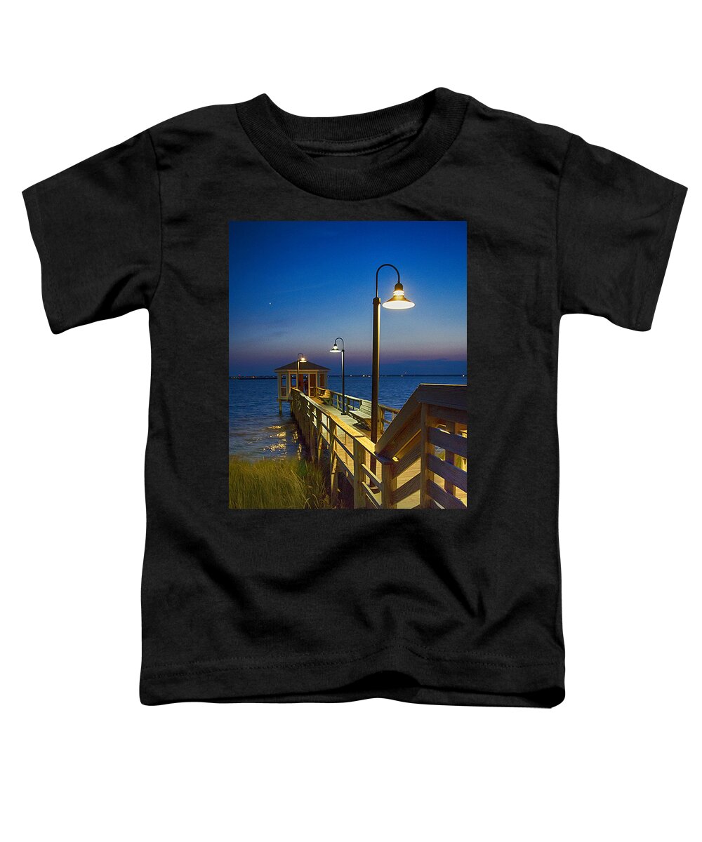 Dock Toddler T-Shirt featuring the photograph Magic Hour by Rebecca Samler