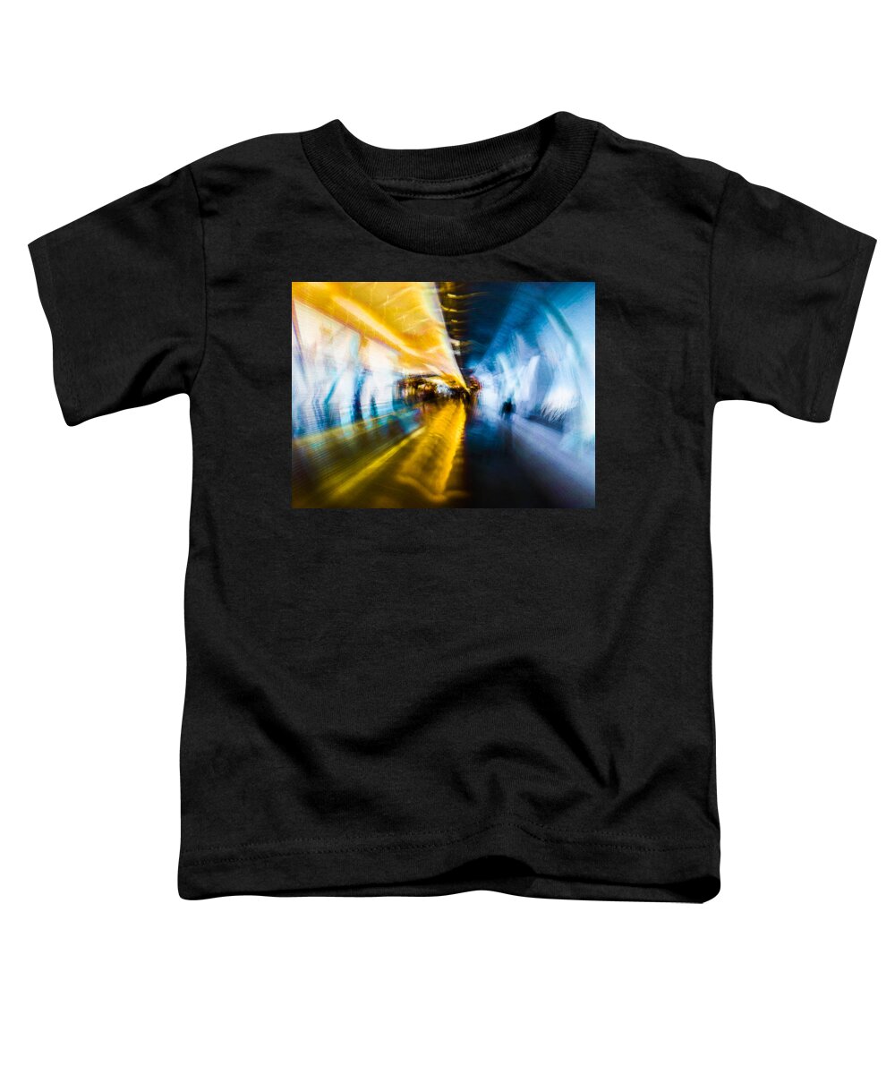 Impressionist Toddler T-Shirt featuring the photograph Main Access Tunnel Nyryx Station by Alex Lapidus