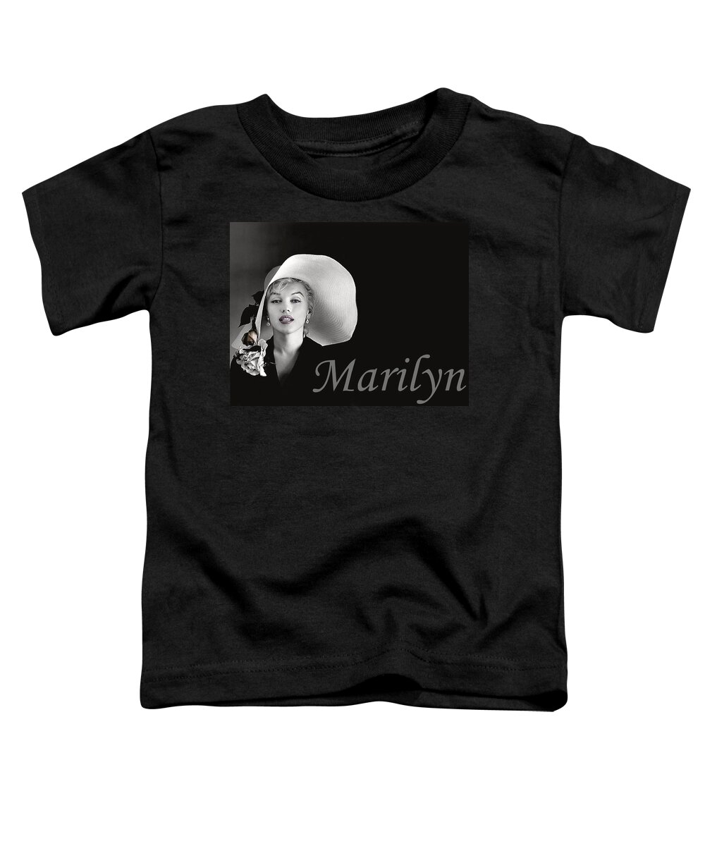 Marilyn Monroe Toddler T-Shirt featuring the digital art Marilyn Monroe by Gary Baird