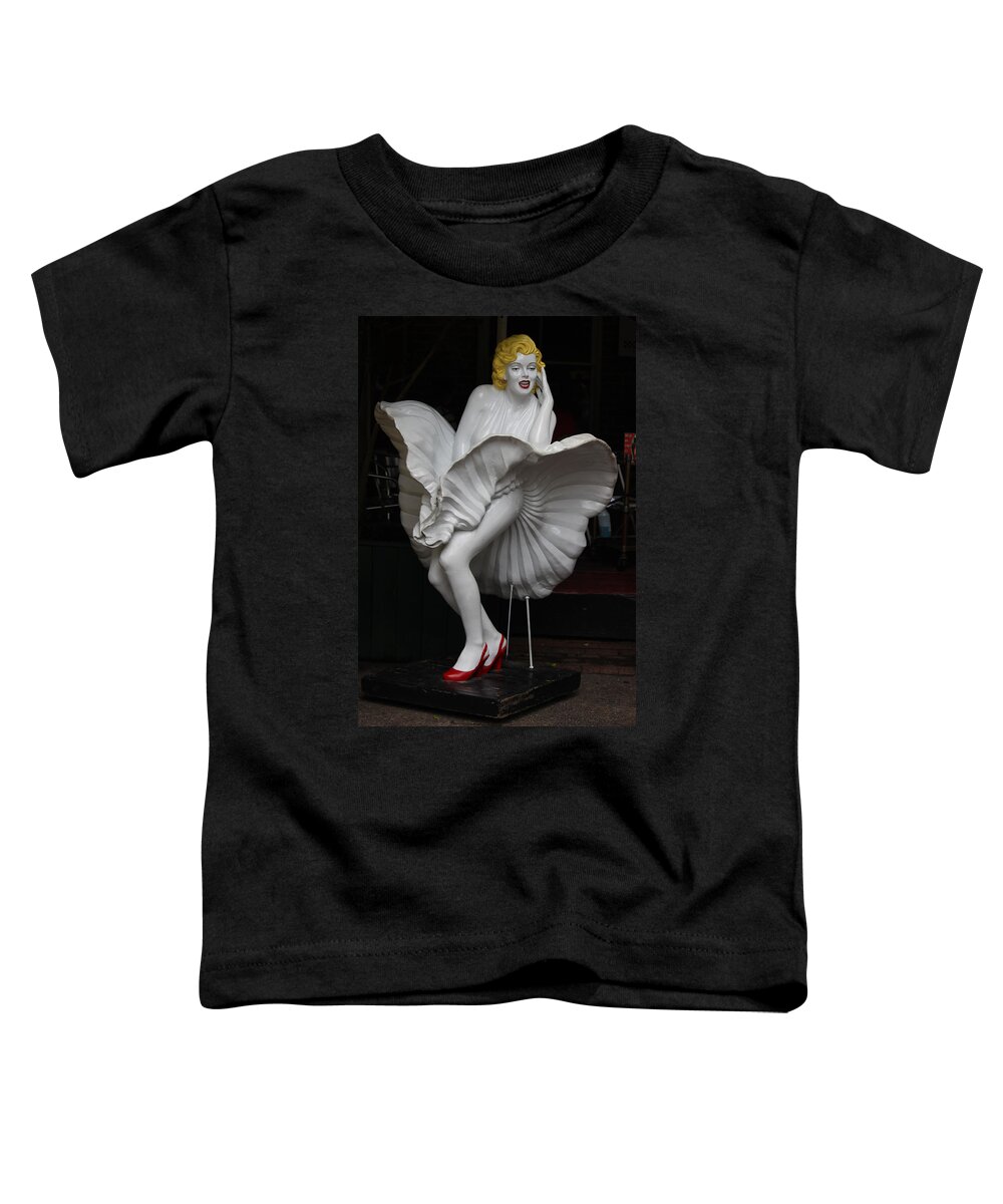Photograph Toddler T-Shirt featuring the photograph Marilyn Monroe - Some Like it Hot by Suzanne Gaff