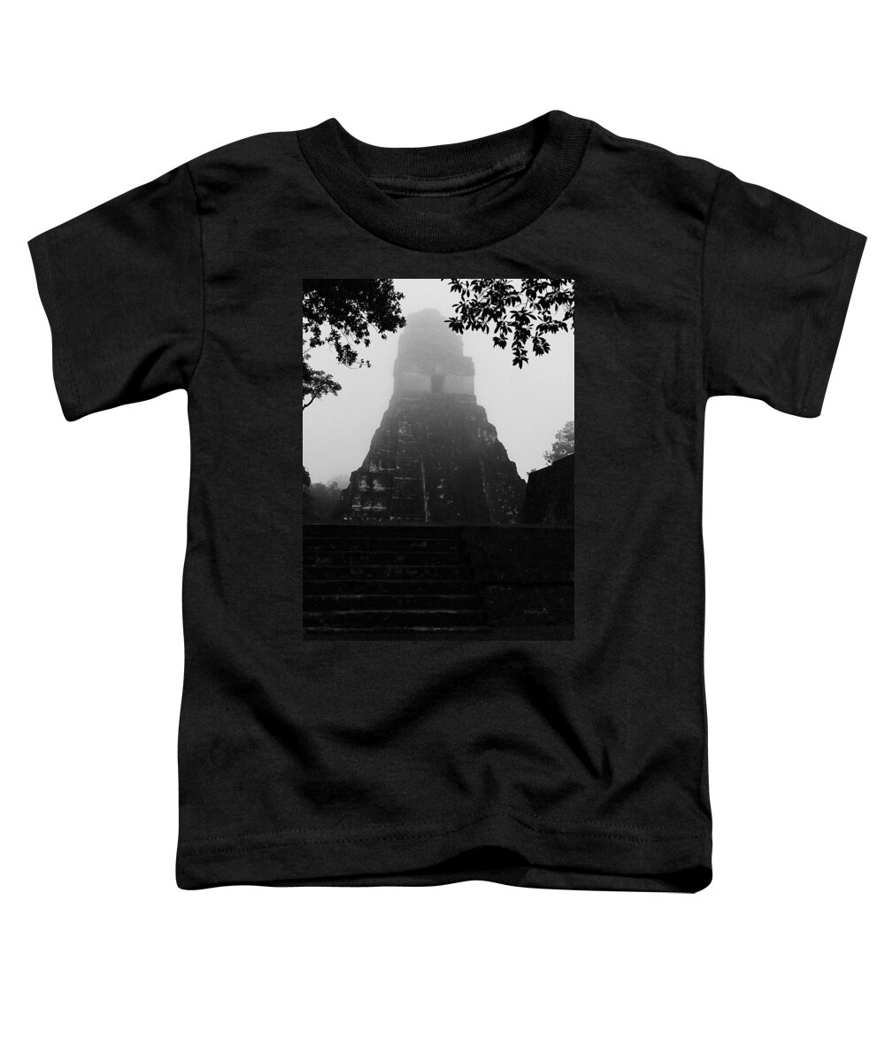 The Ruin Toddler T-Shirt featuring the photograph Maya Ruins 2 by Xueling Zou