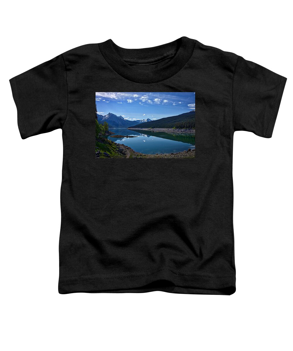 Medicine Lake Toddler T-Shirt featuring the photograph Medicine Lake #3 by Stuart Litoff
