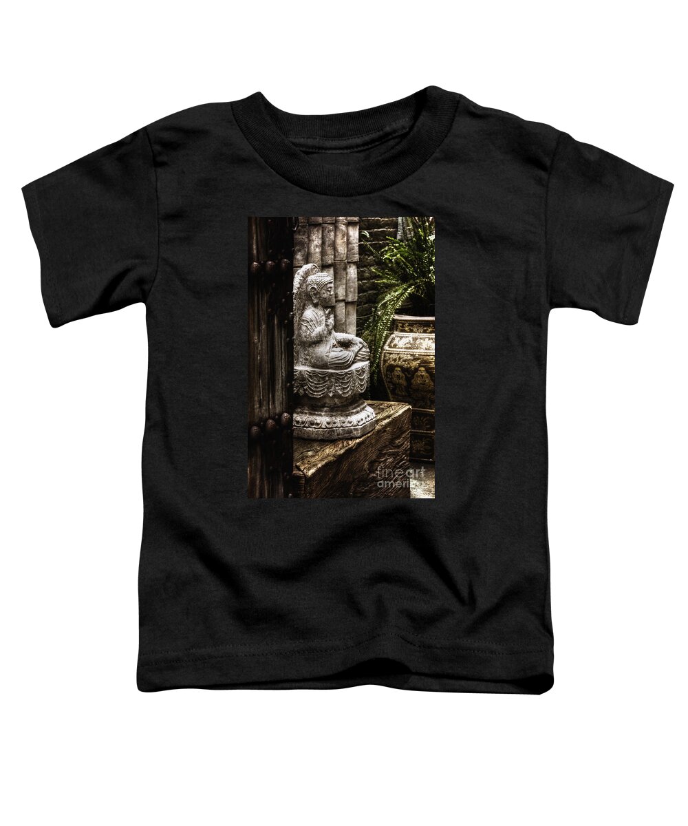 Statue Toddler T-Shirt featuring the photograph Meditation by Margie Hurwich