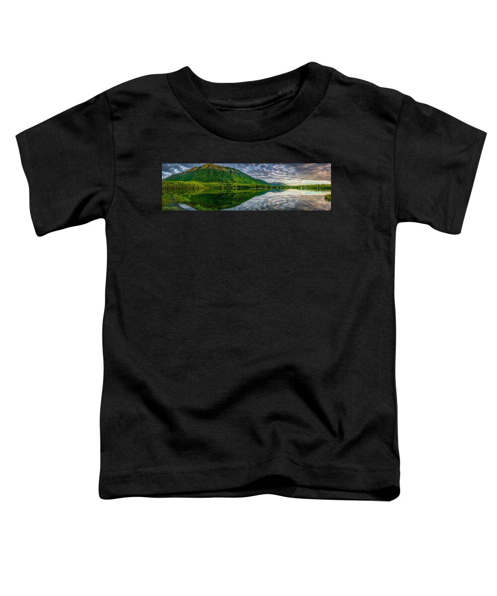 Mirror Toddler T-Shirt featuring the photograph Mirror Lake by Andrew Matwijec