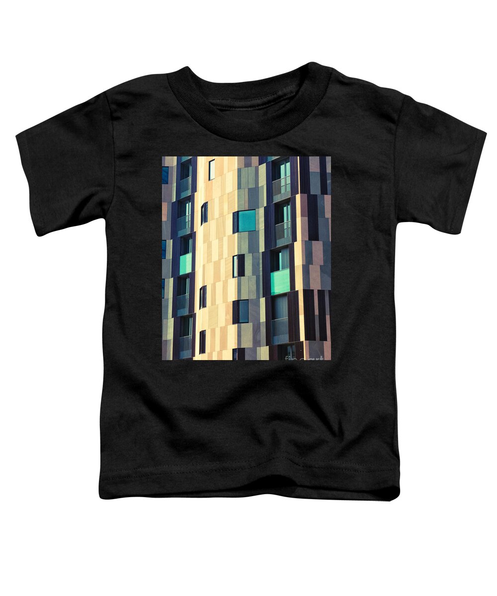 Abstract Toddler T-Shirt featuring the photograph Modern facade by Silvia Ganora