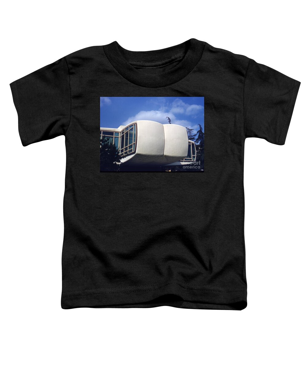 Architect Toddler T-Shirt featuring the photograph Monsanto House of the Future at Disneyland 1961 by The Harrington Collection