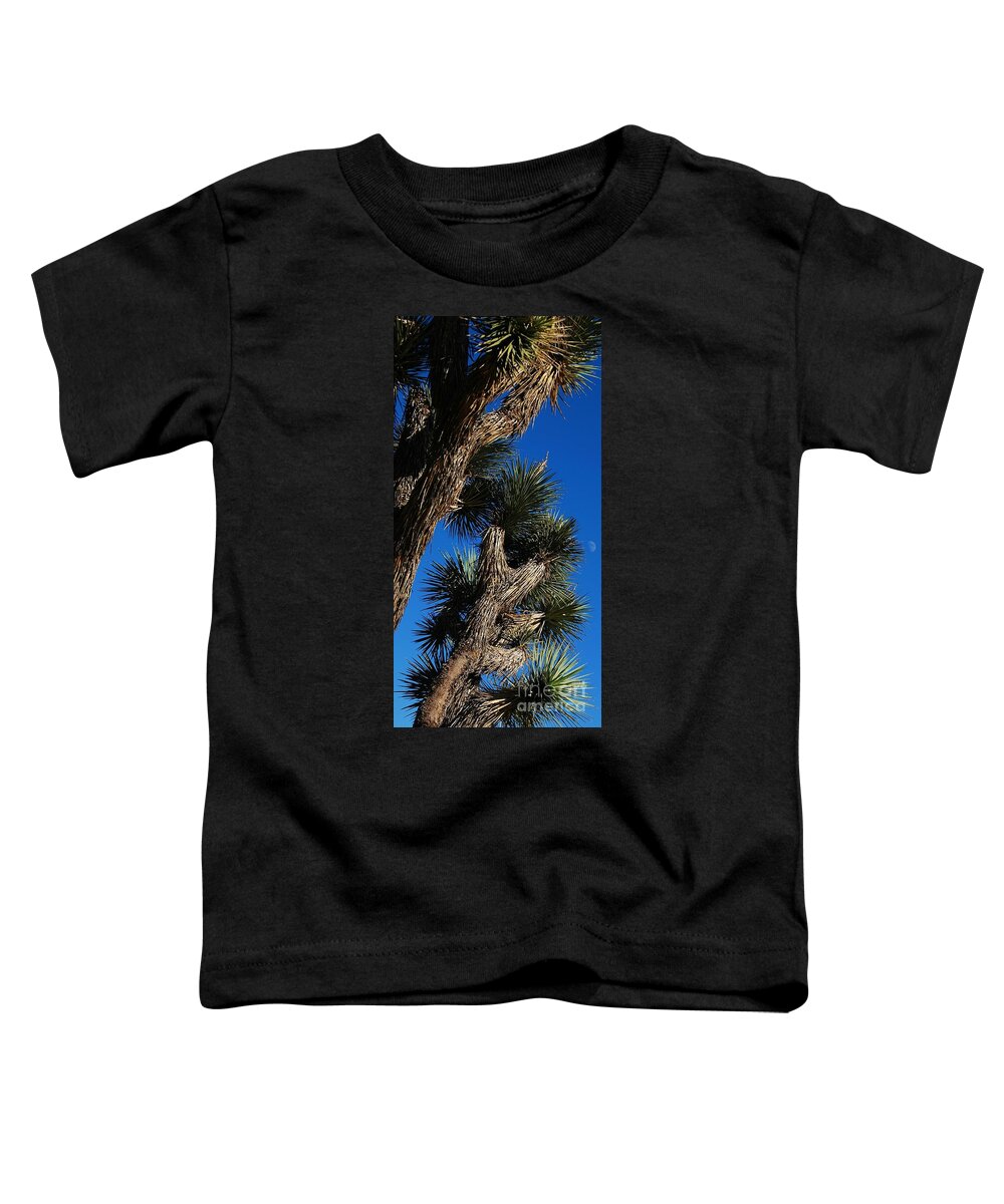 Desert Moon Toddler T-Shirt featuring the photograph MooN WaTcH by Angela J Wright