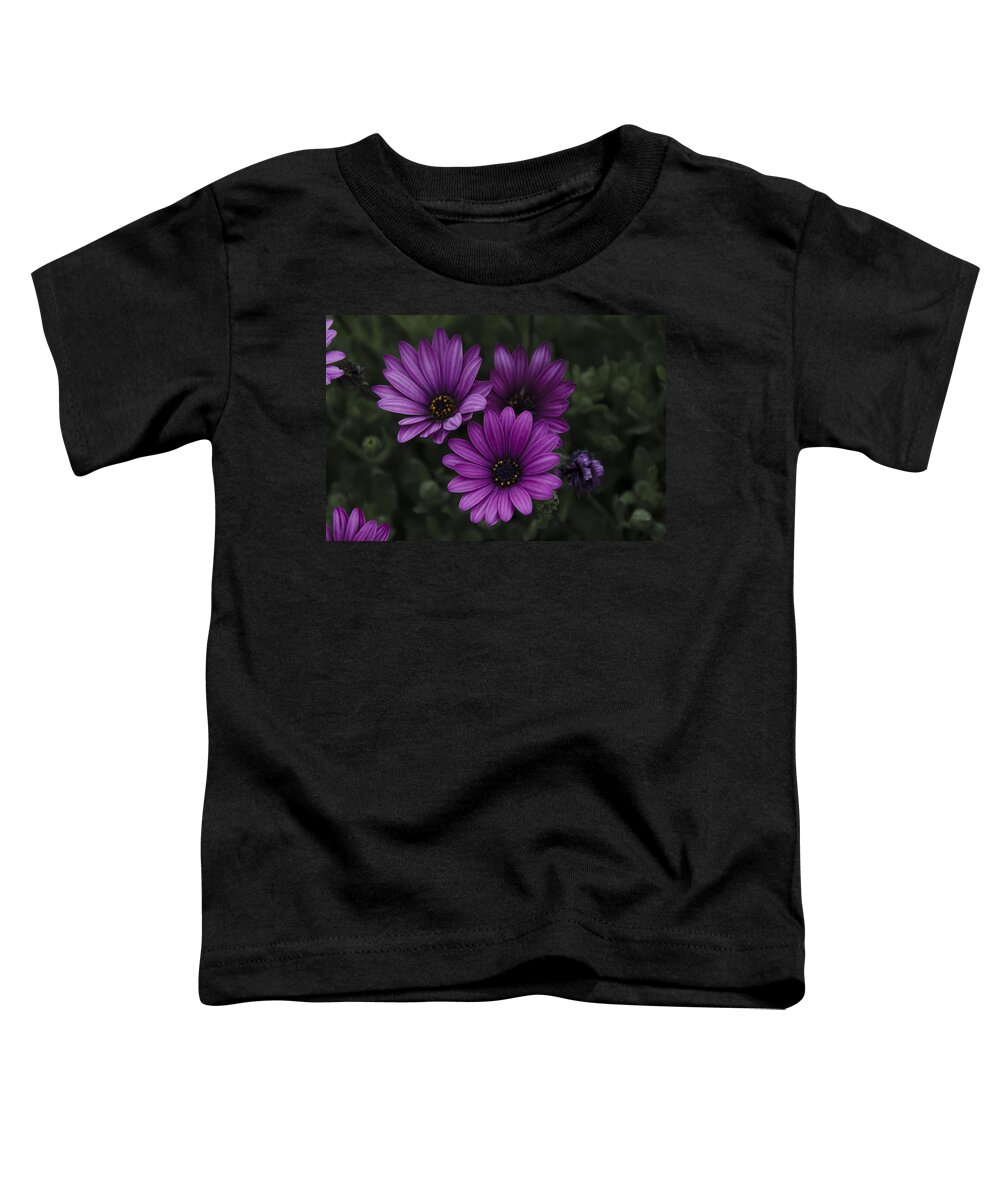 Mystical Toddler T-Shirt featuring the photograph Mystical Purple by Penny Lisowski