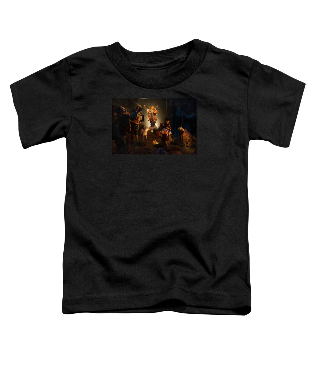 Nativity Toddler T-Shirt featuring the photograph Nativity by Susan McMenamin