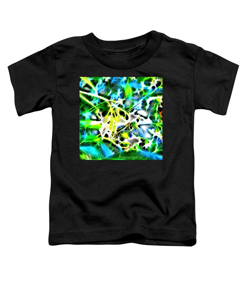 Nature Abstracted Toddler T-Shirt featuring the photograph Nature Abstracted by Anna Porter