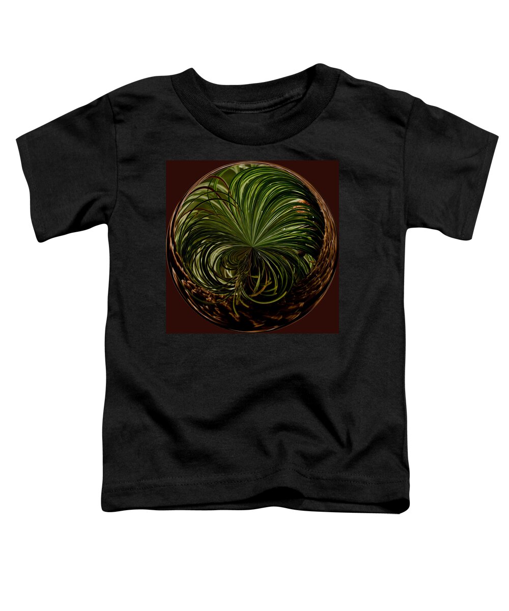 Pine Toddler T-Shirt featuring the photograph Nesting Pine Orb by Tikvah's Hope