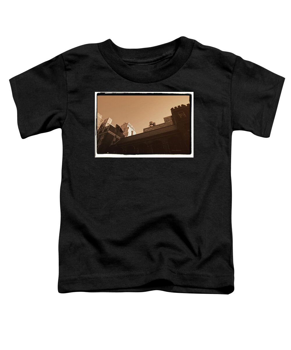 New York Toddler T-Shirt featuring the photograph New Yorker by Donna Blackhall