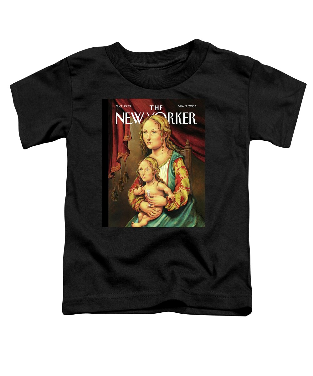 Like Mother Like Daughter Toddler T-Shirt featuring the painting Like Mother Like Daughter by Anita Kunz