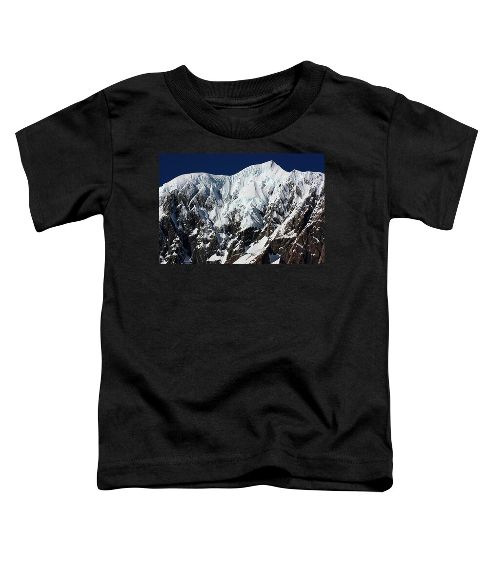 New Zealand Toddler T-Shirt featuring the photograph New Zealand Mountains by Amanda Stadther