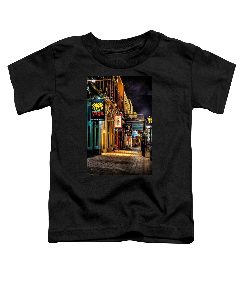 Strand Toddler T-Shirt featuring the photograph Nighttime on the Strand by David Morefield