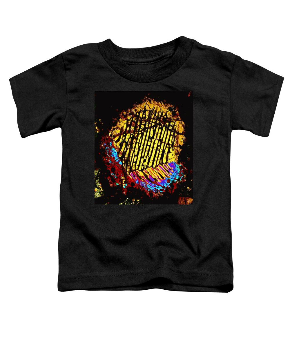 Meteorites Toddler T-Shirt featuring the photograph Neon Fingerprint by Hodges Jeffery