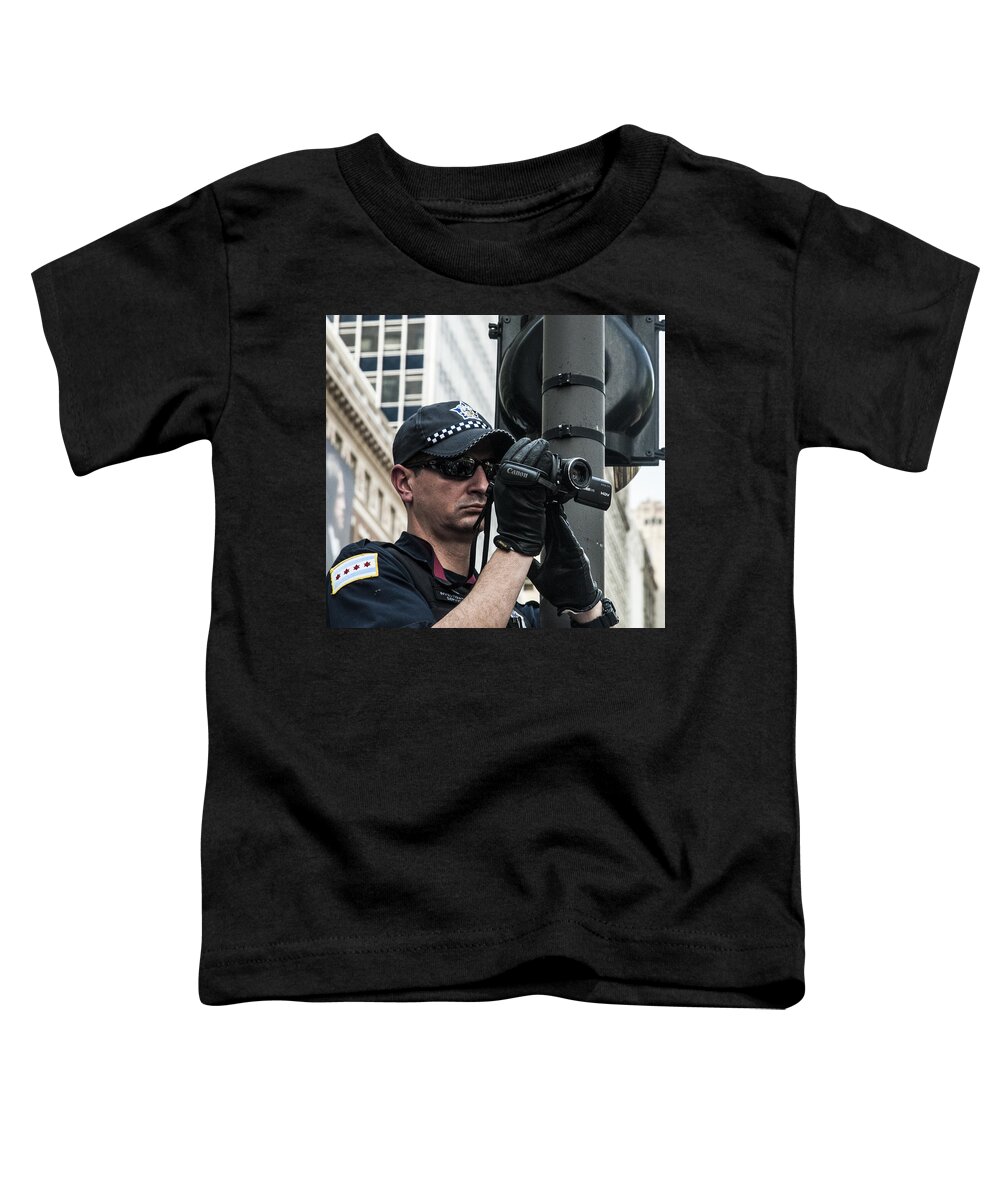 Occupy Toddler T-Shirt featuring the photograph Occupy Chicago VIII by Roger Lapinski