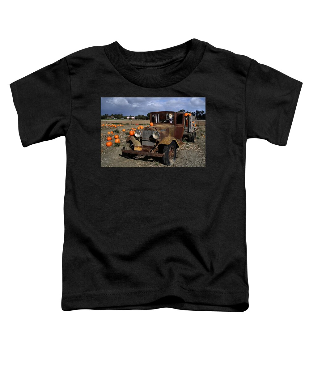 Farm Toddler T-Shirt featuring the photograph Old Farm Truck by Michael Gordon