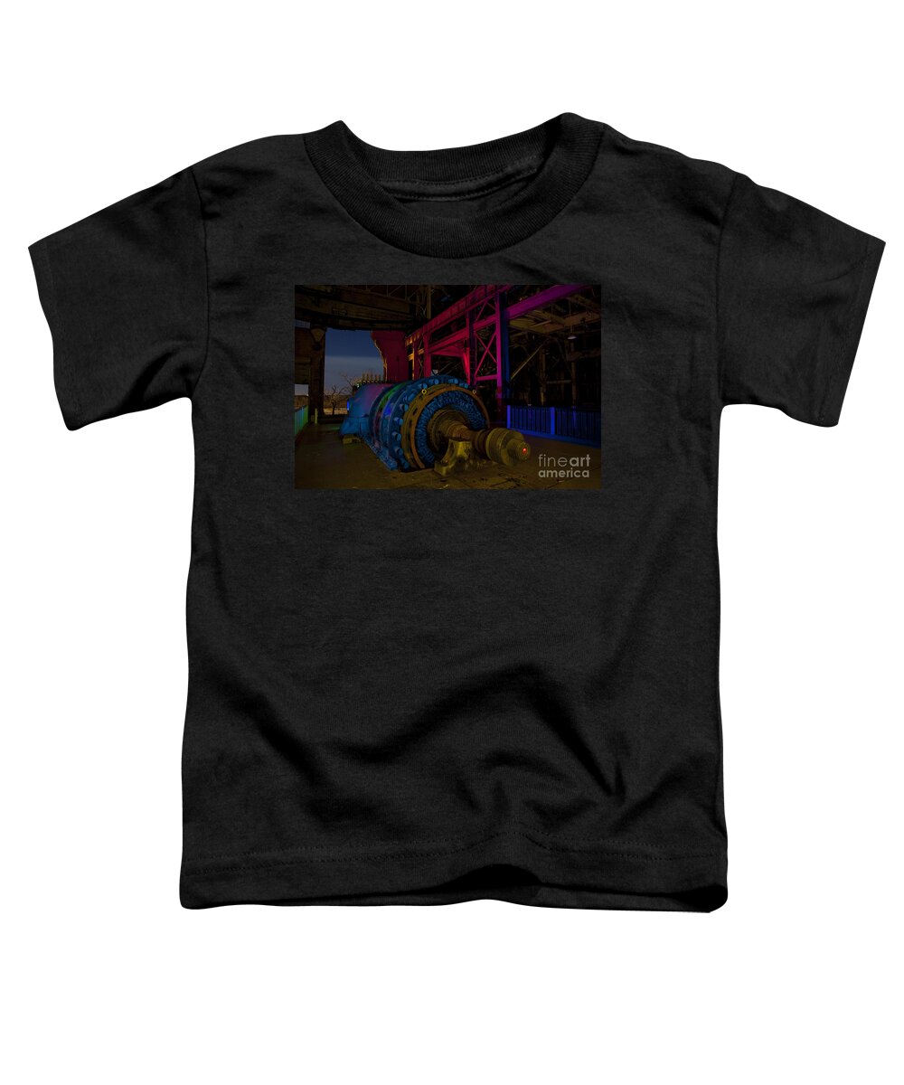 Abandoned Power Plant Toddler T-Shirt featuring the photograph Old Power Plant by Keith Kapple