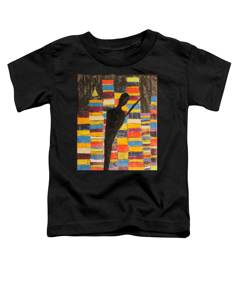 2009 Toddler T-Shirt featuring the painting One Series 13 - Ronin in Dystopia by Will Felix