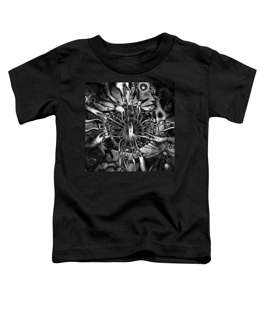 Only At Night Toddler T-Shirt featuring the digital art Only at Night by Kiki Art