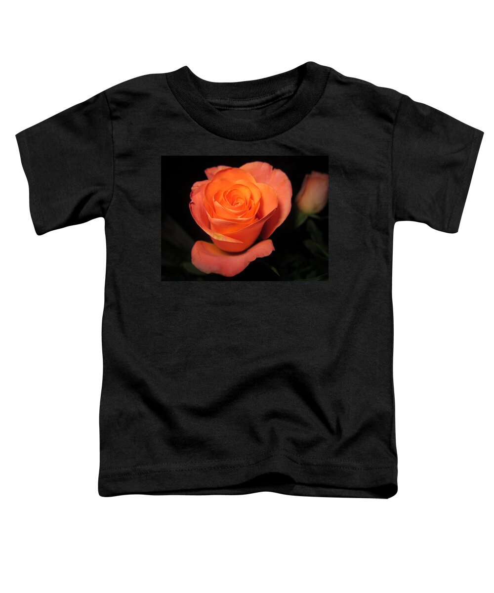 Rose Toddler T-Shirt featuring the photograph Orange is the new black by Rosita Larsson