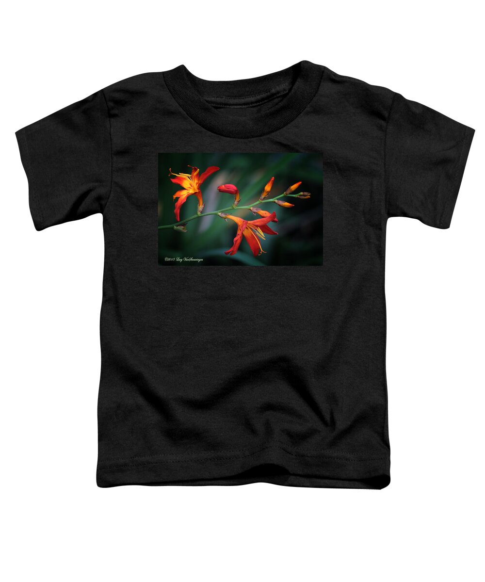 Lily Toddler T-Shirt featuring the photograph Orange Lily by Lucy VanSwearingen