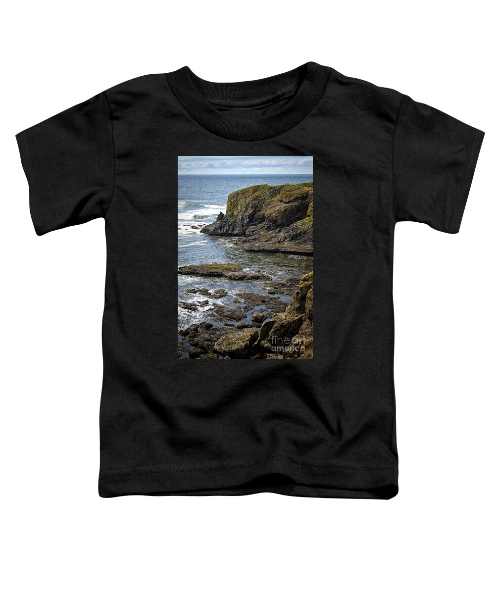 Oregon Coast Toddler T-Shirt featuring the photograph Oregon Coast by Carrie Cranwill