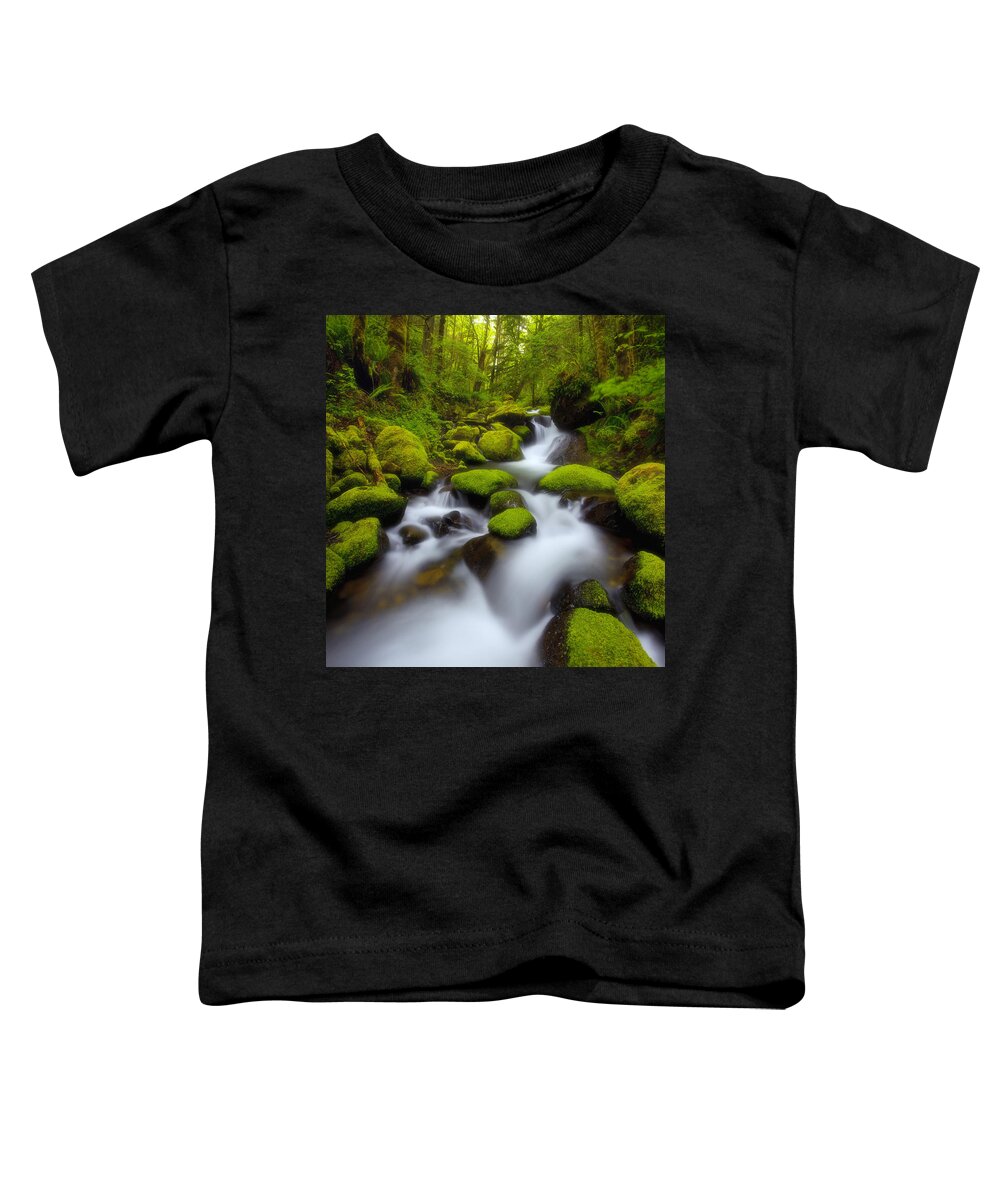 Oregon Toddler T-Shirt featuring the photograph Oregon Mossy Dreams by Darren White