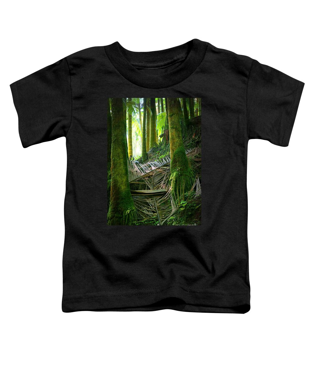 Palm Tree Toddler T-Shirt featuring the photograph Palm Forest by Ellen Cotton