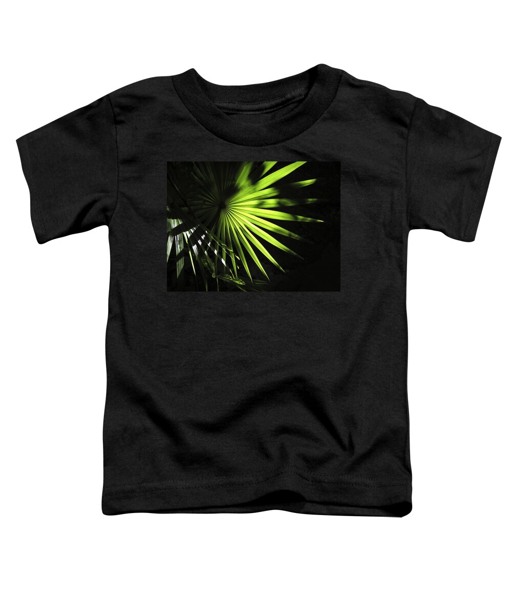 Palmetto Toddler T-Shirt featuring the photograph Palmetto and Rays by Marilyn Hunt