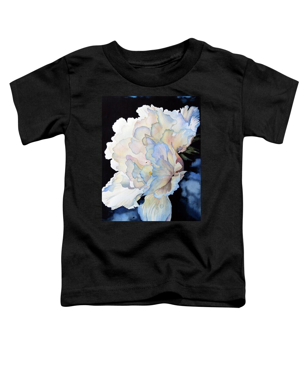 Peony Toddler T-Shirt featuring the painting Peony Precious by Hanne Lore Koehler