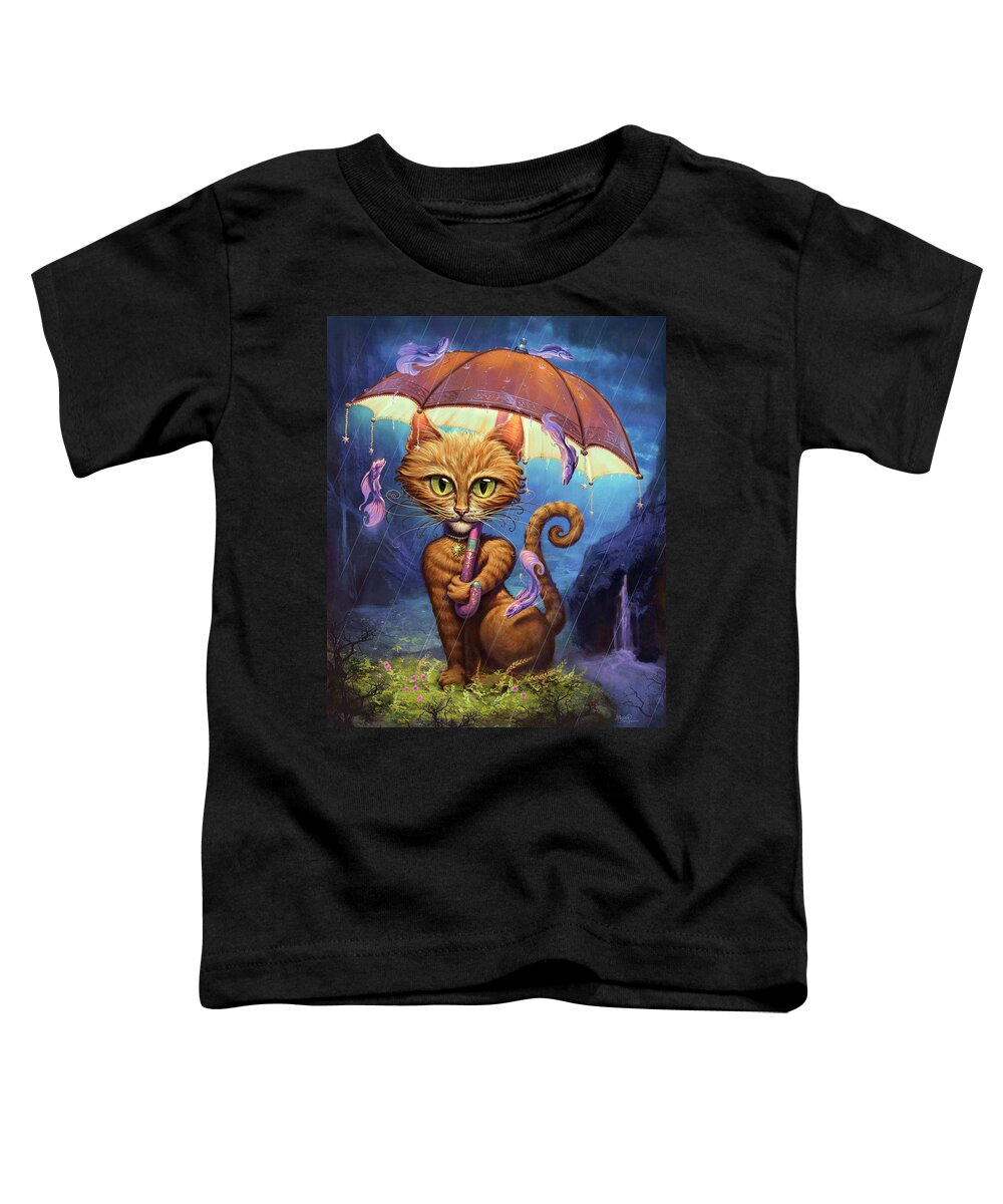 Jeff Haynie Toddler T-Shirt featuring the painting Personal Sunshine by Jeff Haynie