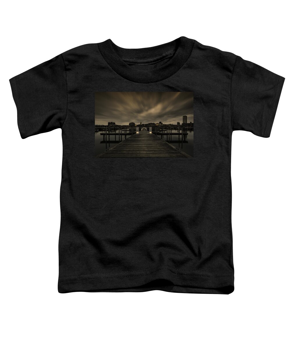 Buffalo Toddler T-Shirt featuring the photograph Pier 11 by John Angelo Lattanzio