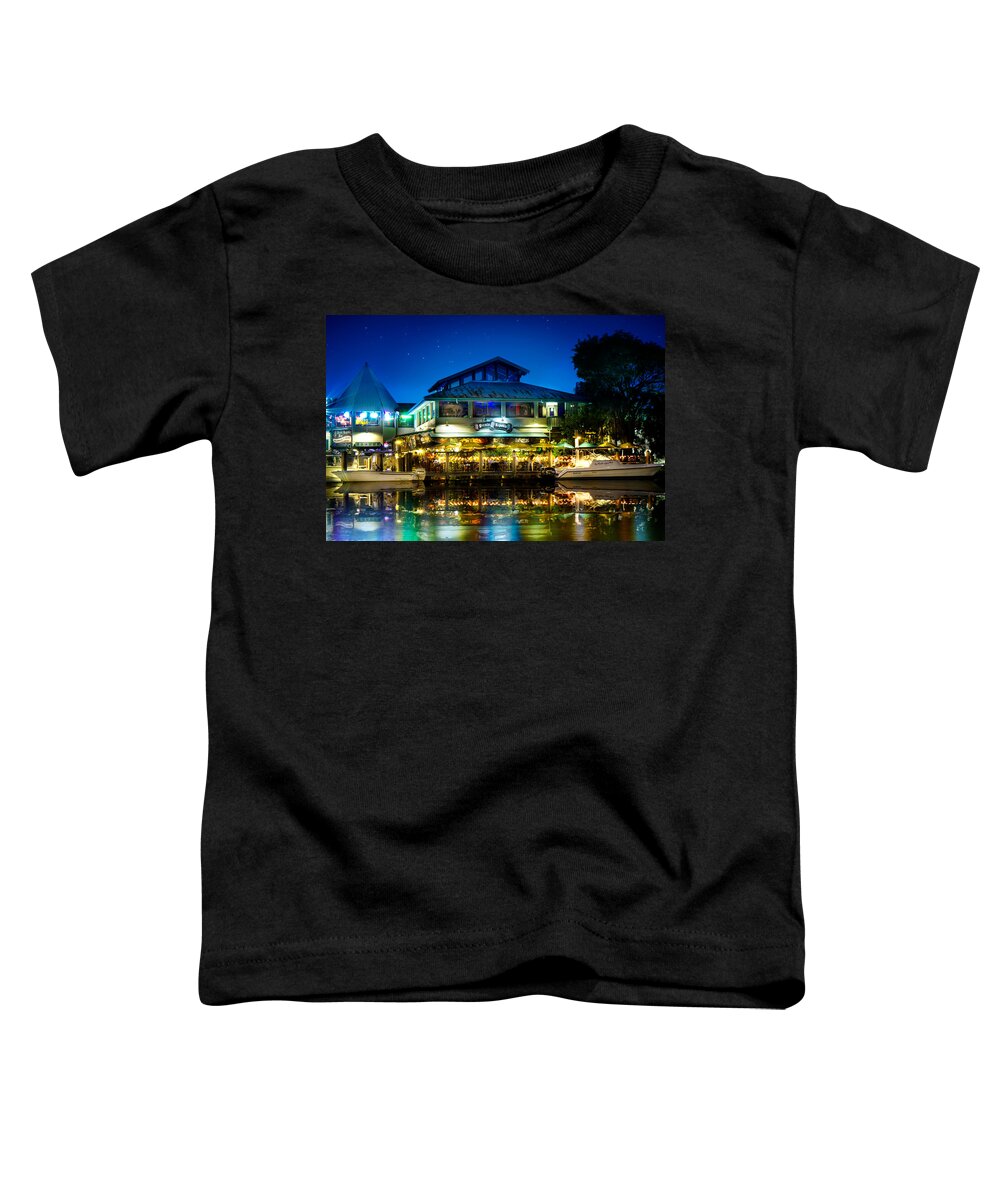 Ft. Lauderdale Toddler T-Shirt featuring the photograph Pirate Republic Restaurant Ft. Lauderdale by Mark Andrew Thomas