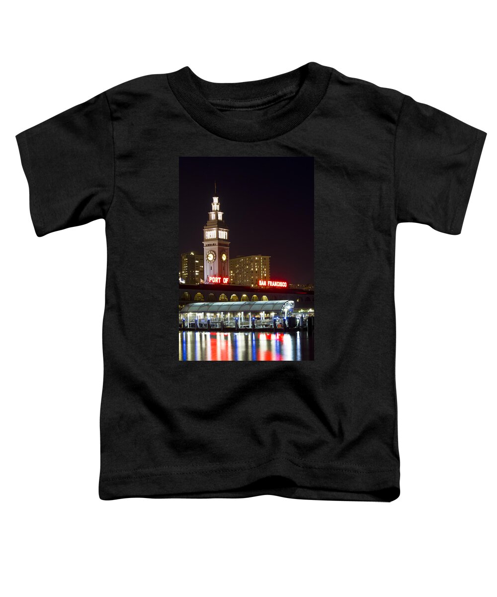Port Toddler T-Shirt featuring the photograph Port of San Francisco by Bryant Coffey