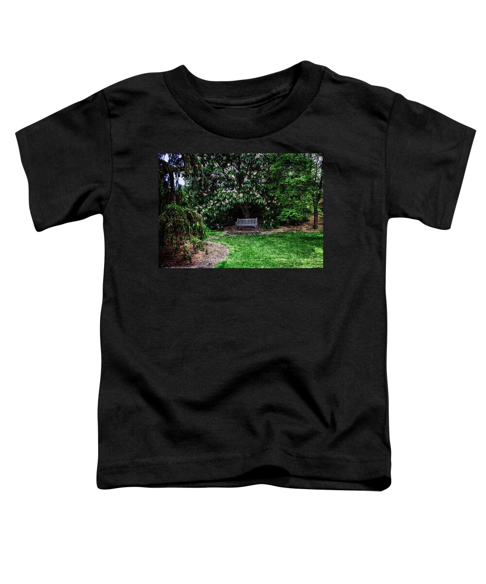 Garden Toddler T-Shirt featuring the photograph Pretty Garden 1 by Madeline Ellis