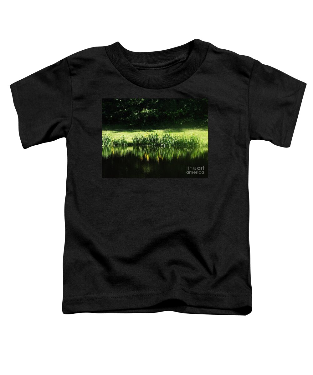 Still Pond Toddler T-Shirt featuring the photograph Quiet Reflection by Michelle Welles