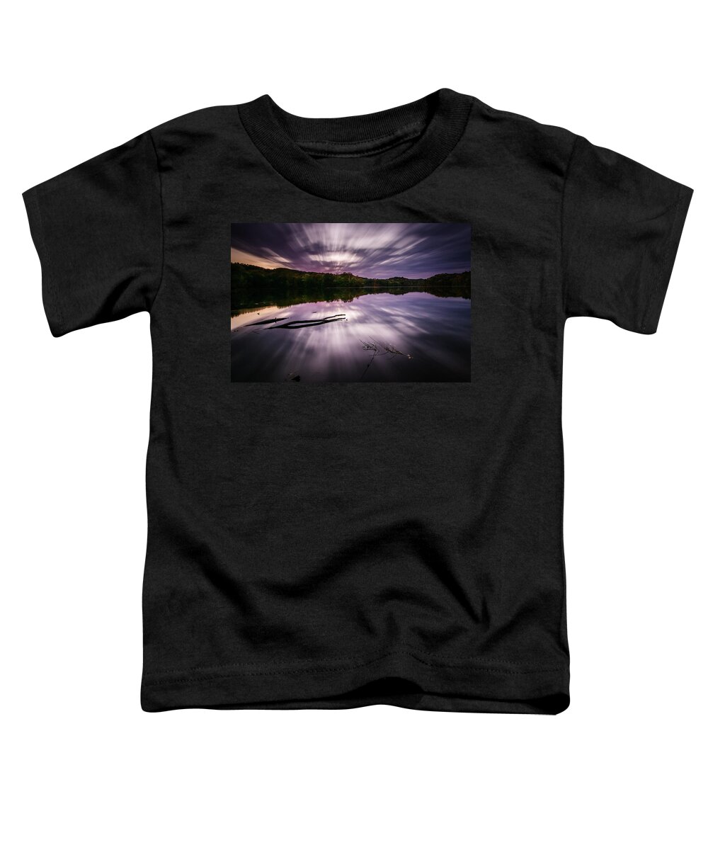 Water Toddler T-Shirt featuring the photograph Radnor sunrise by Brett Engle