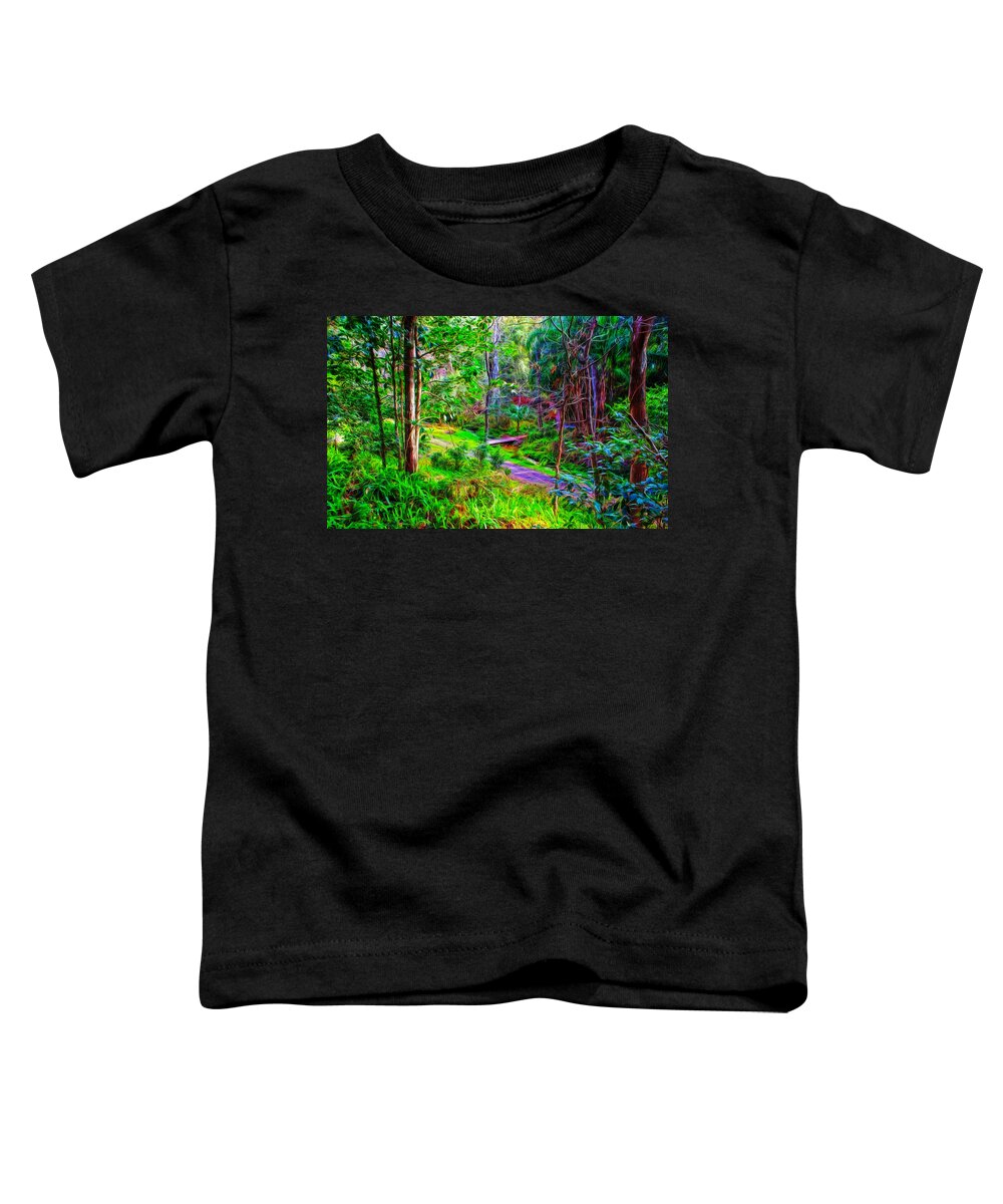 Flower Toddler T-Shirt featuring the photograph Ravine by John M Bailey