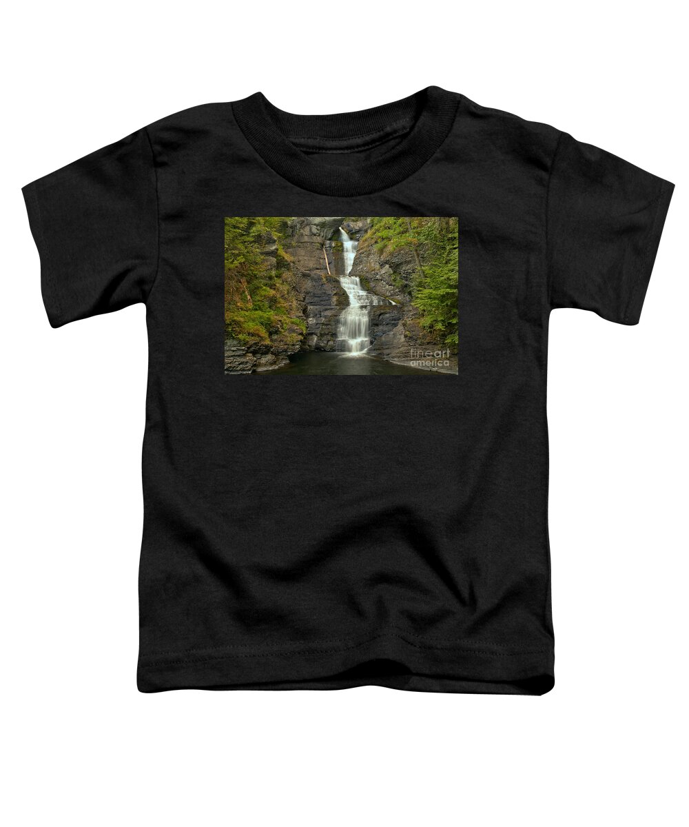 Raymondskill Falls Toddler T-Shirt featuring the photograph Raymondskill Falls Landscape by Adam Jewell