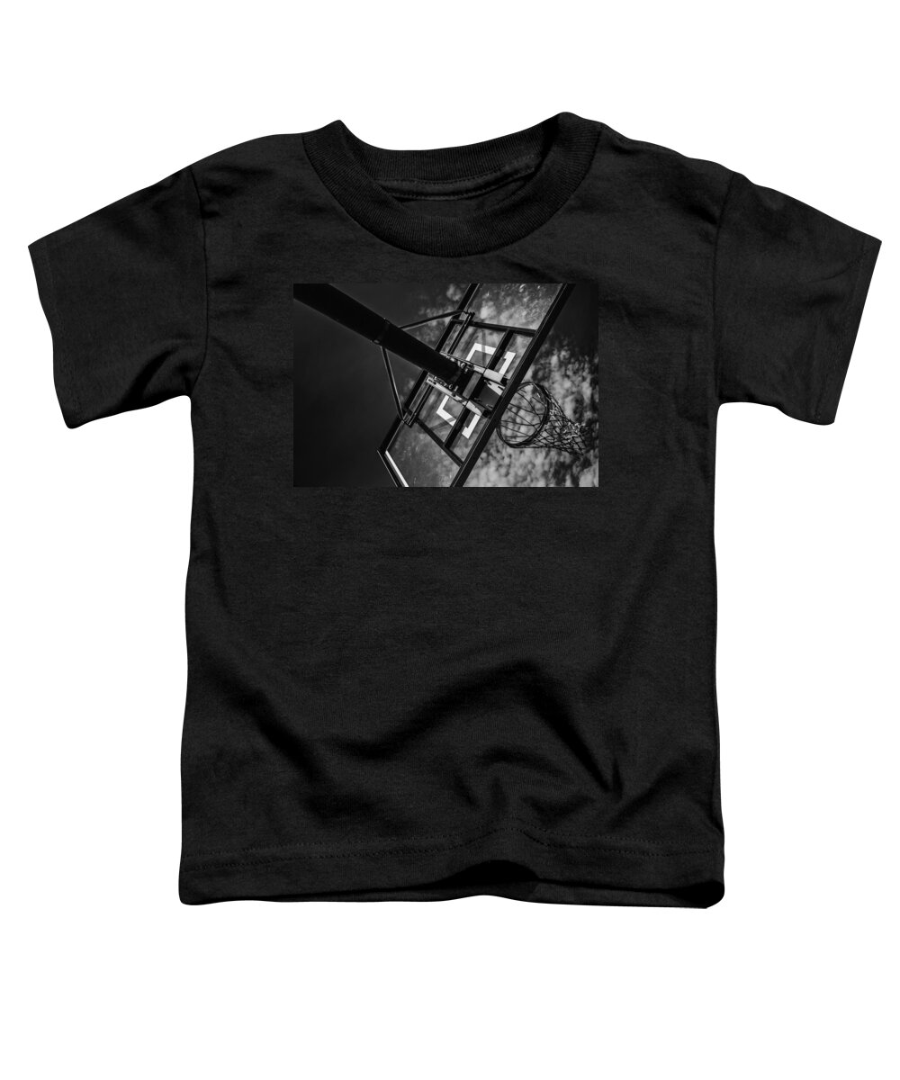 Reach For The Basket Toddler T-Shirt featuring the photograph Reach For The Basket by Karol Livote